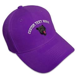 Speedy Pros Baseball Cap Panther Head Embroidery Animals Wild Acrylic Hats for Men & Women