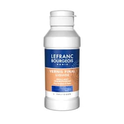 Lefranc Bourgeois Lefranc & Bourgeois Glossy Varnish Gloss for Acrylic Paints, Clear, Gilbungsbeständigen Protection End Of Pictures, 250 ml bottle