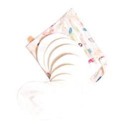 Kindred Bravely Organic Reusable Nursing Pads 10 Pack | Washable Breast Pads for Breastfeeding, Leaking with Carry Bag
