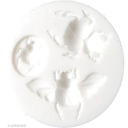 GRAINE CREATIVE Mini Silicone Mold for Polymer Paste - Scarab