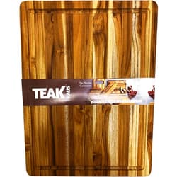 Proteak Renewable Forestry Teakhaus Edge Grain Reversible Cutting Board , Brown