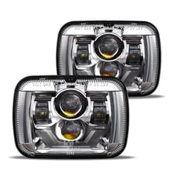 HWSTAR New 180W 1000% Bright H6054 5x7 7x6 Led Headlights Compatible with Jeep Cherokee XJ Wrangler YJ Emark DOT Anti-glare Turn Signal Hi/Low Sealed Beam Ford Chevy GMC Toyota Nissan van pickup etc