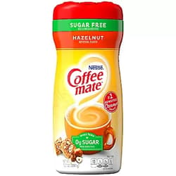 Nestle Coffee mate Coffee Mate Coffee Creamer Sugar Free Hazelnut, Pack of 6 (10.2 Ounce)