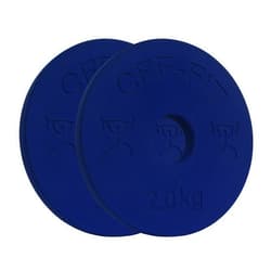 CFF FIT CFF 2.0 kg Competition Rubber Fractional Weight Plates - Pair…