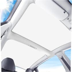 JOJOY LUX 2024 Model 3 Sunshade Roof, Patent Magnetic Seamless Design for Tesla Model 3 Sunshade Accessories with No Gaps at All, Heat Insulating Sun Shade, with Storage Bag,ICY Gray