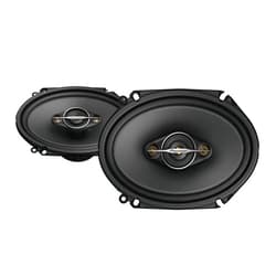 Pioneer A-Series Standard TS-A6881F, 4-Way Coaxial Car Audio Speakers, Full Range, Clear Sound Quality, Easy Installation and Enhanced Bass Response, Black 6” x 8” Oval Speakers