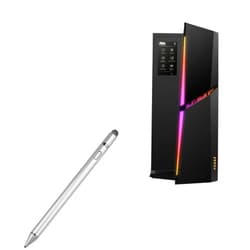BoxWave Stylus Pen Compatible with MSI MEG Trident X2 13th - AccuPoint Active Stylus, Electronic Stylus with Ultra Fine Tip - Metallic Silver