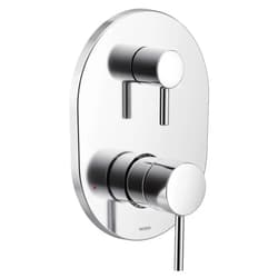 Moen Align Chrome M-CORE 3-Series 2-Handle Shower Trim with Integrated Transfer Valve, Valve Required, UT3290