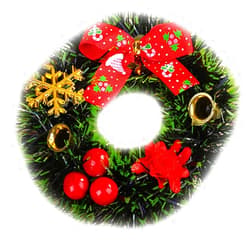 Bocotous Christmas Wreath Christmas Decorations Door Wall Hanging Ornament Ball Garland Shopping Mall Window Decoration
