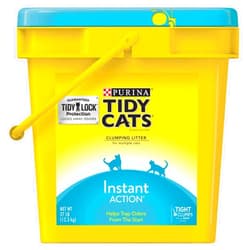 Purina Tidy Cats Clumping Cat Litter, Instant Action Multi Cat Litter - 27 lb. Pail