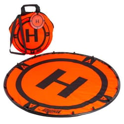 Hoodman 5 Foot Weighted UAV Drone Landing Pad fits Inspire 3, Inspire 2, Inspire 1, No Stakes Required, collapses to 1/3 of deployed size