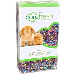 Carefresh 99% Dust-Free Confetti Natural Paper Small Pet Bedding with Odor Control, 23 L