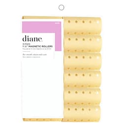 Diane Magnetic Rollers, Beige, 1.13 Inch, 12 Count (Pack of 1)