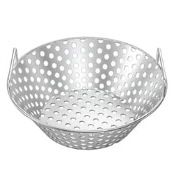 Skyflame 14 Inch Stainless Steel Charcoal Basket Accessories Compatible with Kamado Joe Classic | Large Big Green Egg | Pit Boss | Louisiana Grills & Other Grills - New Version of Hollow Holes Design