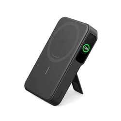 Anker MagGo Power Bank, Qi2 Certified 15W Ultra-Fast MagSafe-Compatible Portable Charger, 10,000mAh Battery Pack with Smart Display and Foldable Stand, For iPhone 15/14/13/12 Only(USB-C Cable Include)