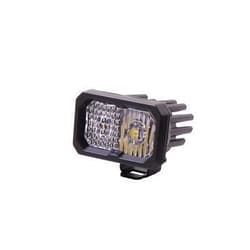 Diode Dynamics SSC2 SAE/DOT White Pro Standard LED Pod (one), Combo w/Red Backlight
