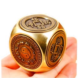 AYXXZJD Fidget Toys for Adults,Anti Anxiety Metal Fidget Spinner，Portable Handheld Metal Fidget Toy,Fidget Cube Desk Toys for Office（Large）