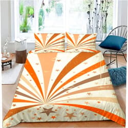 Weiulie Grunge Vintage Colored Ribbons Duvet Cover Set, Twin Bedding Sets, Congratulatory Style Coverlet Set Decorative Quilted 3 Piece, Ultra-Soft Comforter Cover with 2 Pillowcases 68