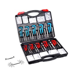 VEVOR Helicoil Thread Repair Kit-338-Piece SAE HSS Drill Inserts Taps & Tools M5,M6,M8,M10,M12,1/4