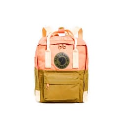 Fjällräven Fjallraven Women's Kanken Art Mini Backpack, Landsort, Green, Orange, One Size