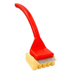 Grill Rescue BBQ Replaceable Scraper Cleaning Head, Bristle Free - Durable and Unique Scraper Tools for Cast Iron or Stainless-Steel Grates, Barbecue Cleaner (Grill Grate Brush with Scraper)