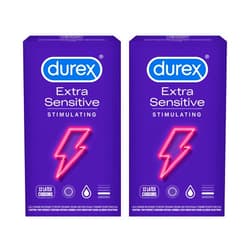 DUREX Extra Sensitive?? - Stimulating Condom 12 ct. 1 ea (Pack of 2)