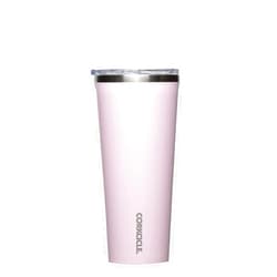 Corkcicle Classic Triple Insulated Coffee Mug with Lid, Powder Puff, 24 oz – Stainless Steel Travel Tumbler Keeps Beverages Cold 9+hrs, Hot 3hrs – Cupholder Friendly Travel Coffee Tumbler