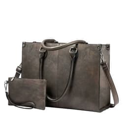 LOVEVOOK Laptop Bag for Women, 15.6 inch Laptop Tote Bag Vintage Work Bags for Women Computer Bag Office Briefcase Handbag