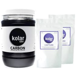 Kolar Labs Crystal Cal Activated Carbon and Premium Capture Resin Filtration Media, Small Bag, 2 Pack