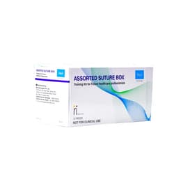 MERIL For medical students to practice suturing,Assorted Suture Kit-3 different suture thread materials, Absorbable- Polyglactin-910, Non-absorbable- Nylon & Polypropylene