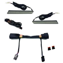 Custom Dynamics Saddlebag LED Latch Lights for '23-24 Harley FLTRXSE, FLHXSE & '24-Up Street Glide, Road Glide Models - Smoke, CD-LATCH-23-S
