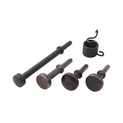ApplianPar Pack of 5 Heavy duty Smoothing Pneumatic Air Hammer Pneumatic Chisel Bits Extended Length Tools Kit with Spring