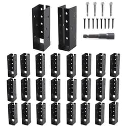 AXWHYS Concealed Joist Hangers, 24 Pcs of 2