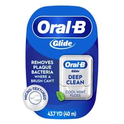 Oral-B Glide Deep Clean Cool Mint Dental Floss, 40m