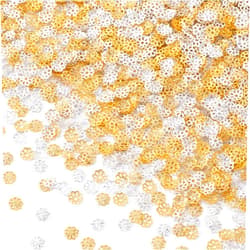 ANCIRS 2000pcs 7mm Spacer Beads Caps for Jewelry Making, Stainless Steel Flower Bead Caps for Bracelet Necklace- Gold & Silver
