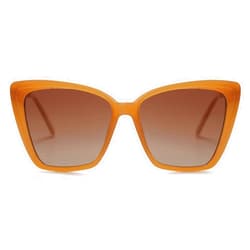 SOJOS Trendy Polarized Sunglasses For Women Retro Womens Oversized Square Cat Eye Sun Glasses UV Protection SJ2206