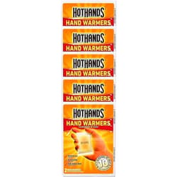 HotHands Hand Warmers, 10 count (5 pack with 2 warmers per pack)
