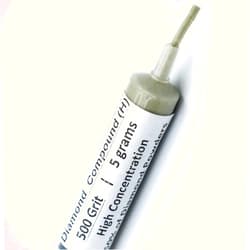 TechDiamondTools Diamond Lapping Paste Polishing Compound 500 Grit 36-54 Microns Lapidary Paste for Rock Glass Metal Jewelry Resin Marble with High Concentration Diamond Powder USA Made