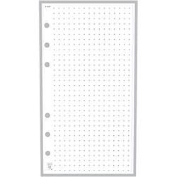 Handy Forms Personal Size 5mm Dot Grid Paper Refill, Sized and Punched for Filofax Personal Notebook (3.7