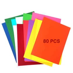 Beyoslf 80 Sheets Colored Cardstock Paper 20 Assorted Colors, 8.5” x 11” Colorful Card Stock Printer Paper 200 GSM A4 Cardstock Colored Paper for Card Making, Kids Craft, Scrapbooking, Party Decor.