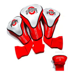 Team Golf NCAA Numbered 1, 3, & X, Fits Oversized Drivers, Utility, Rescue & Fairway Clubs, Velour Lined for Extra Club Protection