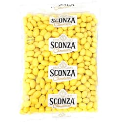 Nutic Lemoncello Chocolate Covered Almonds | 5 Lb Bulk Bag | - By Sconza - Roasted Almond Covered in White Chocolate and Lemon Creme Candy