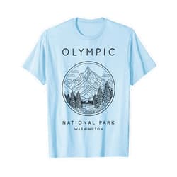 Presto Olympic National Park Olympic National Park Vintage Outline T-Shirt