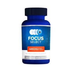 Focus Vision Supplements Focus Select AREDS2 Based Eye Vitamin-Mineral Supplement - AREDS2 Based Supplement for Eyes (180 ct. 90 Day Supply) - AREDS2 Based Low Zinc Formula - Eye Vision Supplement and Vitamin