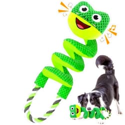 VIWIK Interactive Dog Squeaky Toys, Plush Dog Chew Toys for Large Medium Small Smart Breed, Puppy Toys for Boredom and Stimulating, Tug of War Dog Toys to Keep Them Busy, Puppy Chew Toys for Teething