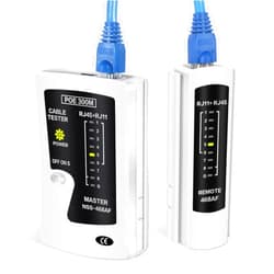 AOWIZ Ethernet Tester Network Cable Tester Tool for RJ45 LAN Ethernet Cable Cat6 Cat6a Cat5 Cat5e Cat7 UTP/STP and RJ11 RJ12 Telephone Cables