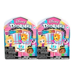 Just Play Disney Doorables Mini Peek Technicolor Takeover 2-Pack, 1.5-inch Collectible Figures, Kids Toys for Ages 5 Up