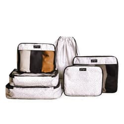 Jadyn Packing Cubes for Travel, 6-Piece Large Packing Cube Organizer Set for Suitcase, Duffel Bag, Luggage, Multiple Sizes Travel Essentials (Desert Leopard)