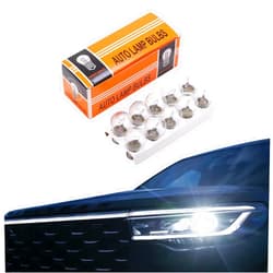 Flygun Pack-10 Car Tail Light Bulbs, Brake Bulb, 12V 21/5W BAY15D High Low Foot Dual Beam Bulbs, Super Bright Turning Light, Automotive Bulb Replacement, Universal for Most Vehicles (White #2)