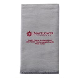 Mayflower Products Pro Size Polishing Cleaning Cloth Pure Cotton Made in USA for Gold, Silver, and Platinum Jewelry, Eco Friendly Large Cleaner Cloth 11 x 14 in. Keeps Jewelry Clean and Shiny